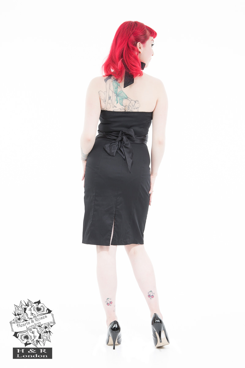 Black Ebony 40s Pencil Dress